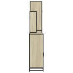 vidaXL Set de mobilier de baie din 4 piese din lemn de stejar Sonoma vidaXL Set de mobilier de baie din 4 piese din lemn de stejar Sonoma