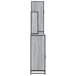 vidaXL Set de mobilier de baie 4 piese Lemn stratificat gri Sonoma vidaXL Set de mobilier de baie 4 piese Lemn stratificat gri Sonoma
