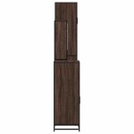 vidaXL Set de mobilier de baie din 4 piese din lemn de stejar maro vidaXL Set de mobilier de baie din 4 piese din lemn de stejar maro