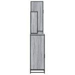 vidaXL Set de mobilier de baie 4 piese Lemn stratificat gri Sonoma vidaXL Set de mobilier de baie 4 piese Lemn stratificat gri Sonoma