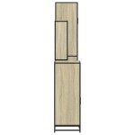 vidaXL Set de mobilier de baie din 4 piese din lemn de stejar Sonoma vidaXL Set de mobilier de baie din 4 piese din lemn de stejar Sonoma
