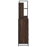 vidaXL Set de mobilier de baie din 4 piese din lemn de stejar maro vidaXL Set de mobilier de baie din 4 piese din lemn de stejar maro
