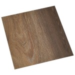 vidaXL Plăci de pardoseală autoadezive, 20 buc., maro, PVC, 1,86 m² vidaXL Plăci de pardoseală autoadezive, 20 buc., maro, PVC, 1,86 m²