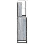 vidaXL Set de mobilier de baie 4 piese Lemn stratificat gri Sonoma vidaXL Set de mobilier de baie 4 piese Lemn stratificat gri Sonoma