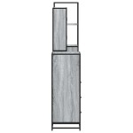 vidaXL Set de mobilier de baie 4 piese Lemn stratificat gri Sonoma vidaXL Set de mobilier de baie 4 piese Lemn stratificat gri Sonoma