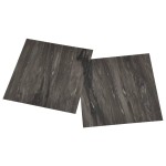 vidaXL Plăci de pardoseală autoadezive,20 buc.,gri închis,PVC,1,86 m² vidaXL Plăci de pardoseală autoadezive,20 buc.,gri închis,PVC,1,86 m²