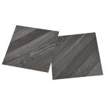 vidaXL Plăci de pardoseală autoadezive, 20 buc. gri dungi PVC 1,86 m² vidaXL Plăci de pardoseală autoadezive, 20 buc. gri dungi PVC 1,86 m²