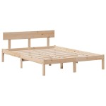 vidaXL Cadru de pat fără saltea, 120x190 cm, lemn masiv pin vidaXL Cadru de pat fără saltea, 120x190 cm, lemn masiv pin