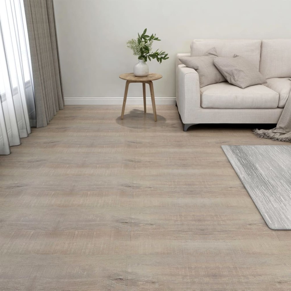 vidaXL Plăci de pardoseală autoadezive 20 buc. gri taupe, PVC, 1,86 m²