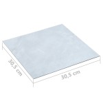 vidaXL Plăci de pardoseală autoadezive 20 buc. alb marmură PVC 1,86 m² vidaXL Plăci de pardoseală autoadezive 20 buc. alb marmură PVC 1,86 m²
