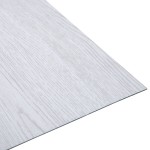 vidaXL Plăci de pardoseală autoadezive 20 buc. alb, PVC, 1,86 m² vidaXL Plăci de pardoseală autoadezive 20 buc. alb, PVC, 1,86 m²