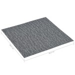 vidaXL Plăci de pardoseală autoadezive, 20 buc., gri, PVC, 1,86 m²
