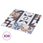 vidaXL Plăci de pardoseală autoadezive 20 buc. model mono PVC 1,86 m² vidaXL Plăci de pardoseală autoadezive 20 buc. model mono PVC 1,86 m²