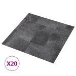 vidaXL Plăci pardoseală autoadezive 20 buc. structură lemn PVC 1,86 m² vidaXL Plăci pardoseală autoadezive 20 buc. structură lemn PVC 1,86 m²