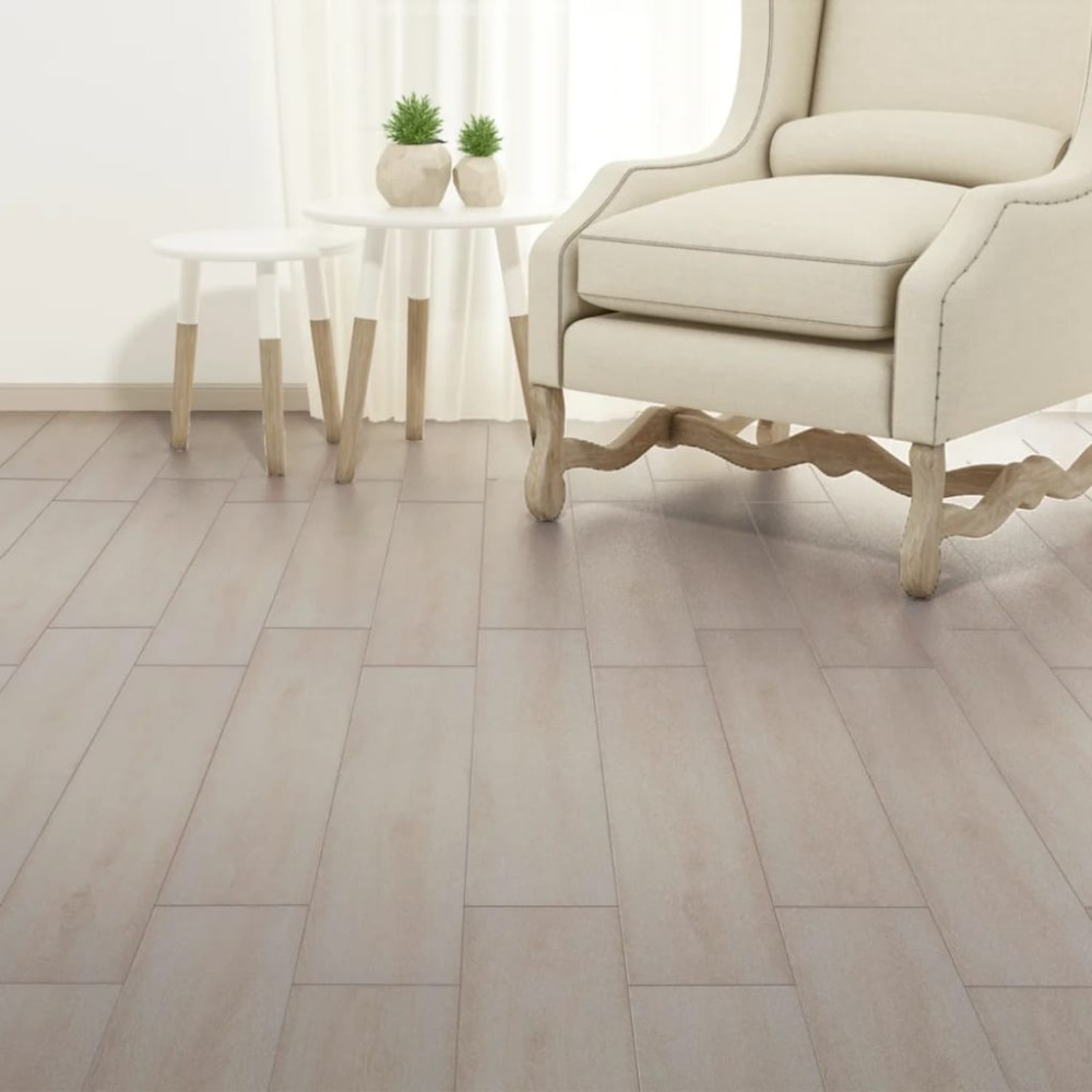 vidaXL Plăci pardoseală autoadezive stejar alb clasic 5,21 m² 2 mm PVC