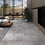 vidaXL Plăci pardoseală autoadezive, gri beton, 5,21 m², 2 mm, PVC vidaXL Plăci pardoseală autoadezive, gri beton, 5,21 m², 2 mm, PVC
