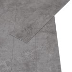 vidaXL Plăci pardoseală autoadezive, gri beton, 5,21 m², 2 mm, PVC vidaXL Plăci pardoseală autoadezive, gri beton, 5,21 m², 2 mm, PVC