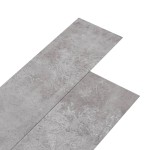 vidaXL Plăci pardoseală autoadezive, gri pământiu, 5,21 m², 2 mm, PVC vidaXL Plăci pardoseală autoadezive, gri pământiu, 5,21 m², 2 mm, PVC