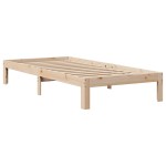 vidaXL Cadru de pat cu sertare, 90x200 cm, lemn masiv pin vidaXL Cadru de pat cu sertare, 90x200 cm, lemn masiv pin