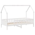 vidaXL Cadru de pat cu sertare de copii, 90x200 cm, lemn masiv pin