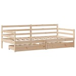 vidaXL Pat de zi cu sertare, 90x190 cm, lemn masiv de pin