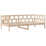 vidaXL Pat de zi cu sertare, 80x200 cm, lemn masiv pin