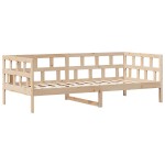 vidaXL Pat de zi cu sertare, 90x190 cm, lemn masiv de pin
