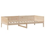 vidaXL Pat de zi cu sertare, 80x200 cm, lemn masiv pin