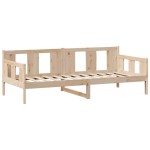 vidaXL Pat de zi cu sertare, 90x200 cm, lemn masiv pin