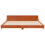 vidaXL Cadru de pat fără saltea, maro ceruit 200x200 cm lemn masiv pin vidaXL Cadru de pat fără saltea, maro ceruit 200x200 cm lemn masiv pin