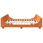 vidaXL Cadru de pat fără saltea, maro ceruit 180x200 cm lemn masiv pin vidaXL Cadru de pat fără saltea, maro ceruit 180x200 cm lemn masiv pin