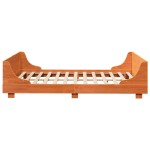 vidaXL Cadru de pat fără saltea, maro ceruit 140x200 cm lemn masiv pin vidaXL Cadru de pat fără saltea, maro ceruit 140x200 cm lemn masiv pin