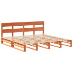 vidaXL Cadru de pat fără saltea, maro ceruit 180x200 cm lemn masiv pin vidaXL Cadru de pat fără saltea, maro ceruit 180x200 cm lemn masiv pin