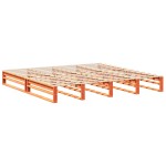 vidaXL Cadru de pat fără saltea, maro ceruit 200x200 cm lemn masiv pin vidaXL Cadru de pat fără saltea, maro ceruit 200x200 cm lemn masiv pin