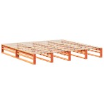 vidaXL Cadru de pat fără saltea, maro ceruit 200x200 cm lemn masiv pin vidaXL Cadru de pat fără saltea, maro ceruit 200x200 cm lemn masiv pin