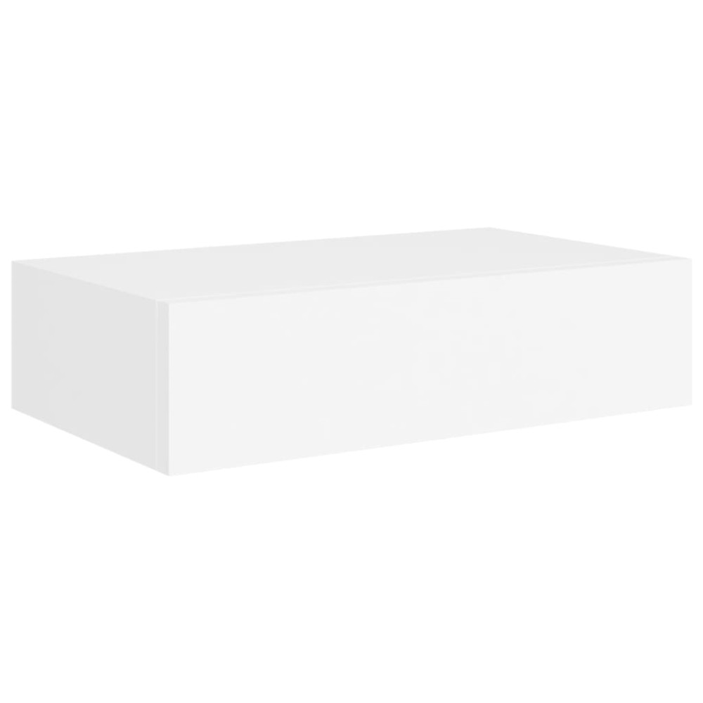 vidaXL Dulap de perete cu sertare, 2 buc., alb, 40x23,5x10 cm, MDF