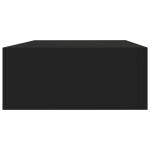 vidaXL Dulap de perete cu sertare, negru, 40x23,5x10 cm, MDF vidaXL Dulap de perete cu sertare, negru, 40x23,5x10 cm, MDF
