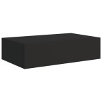 vidaXL Dulap de perete cu sertare, 2 buc., negru, 40x23,5x10 cm, MDF vidaXL Dulap de perete cu sertare, 2 buc., negru, 40x23,5x10 cm, MDF