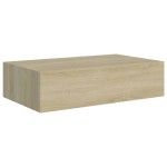 vidaXL Dulap de perete cu sertar, stejar, 40x23,5x10 cm, MDF vidaXL Dulap de perete cu sertar, stejar, 40x23,5x10 cm, MDF