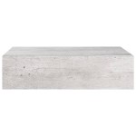 vidaXL Dulap de perete cu sertare, gri beton, 40x23,5x10 cm, MDF vidaXL Dulap de perete cu sertare, gri beton, 40x23,5x10 cm, MDF