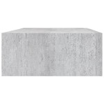 vidaXL Dulapuri de perete cu sertar 2 buc. gri beton 40x23,5x10 cm MDF vidaXL Dulapuri de perete cu sertar 2 buc. gri beton 40x23,5x10 cm MDF