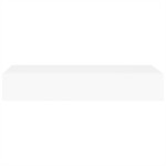 vidaXL Raft de perete cu sertar, alb, 60x23,5x10 cm, MDF vidaXL Raft de perete cu sertar, alb, 60x23,5x10 cm, MDF