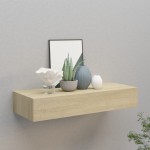 vidaXL Dulap de perete cu sertar, stejar, 60x23,5x10 cm, MDF