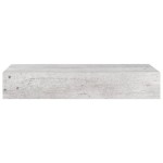 vidaXL Dulap de perete cu sertar, gri beton, 60x23,5x10 cm, MDF vidaXL Dulap de perete cu sertar, gri beton, 60x23,5x10 cm, MDF