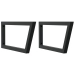 vidaXL Raft pentru lavoar montat pe perete, oțel și lemn masiv acacia