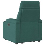 vidaXL Fotoliu rabatabil ridicare pe verticală, verde închis, textil vidaXL Fotoliu rabatabil ridicare pe verticală, verde închis, textil
