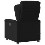 vidaXL Fotoliu electric de masaj rabatabil, negru, textil vidaXL Fotoliu electric de masaj rabatabil, negru, textil