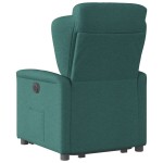 vidaXL Fotoliu rabatabil ridicare pe verticală, verde închis, textil vidaXL Fotoliu rabatabil ridicare pe verticală, verde închis, textil