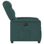 vidaXL Fotoliu rabatabil electric, verde închis, material textil vidaXL Fotoliu rabatabil electric, verde închis, material textil