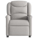 vidaXL Scaun reclinabil electric Cloud Grey Fabric vidaXL Scaun reclinabil electric Cloud Grey Fabric